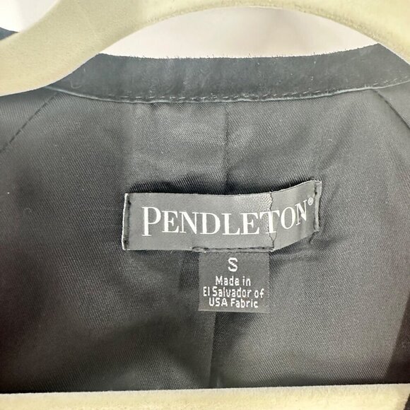 Pendleton Womens Southwestern Wool Vest Small Red/Blue Geometric Pattern USA Fab - Picture 3 of 16